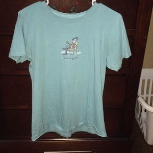 Life is good t-shirt.